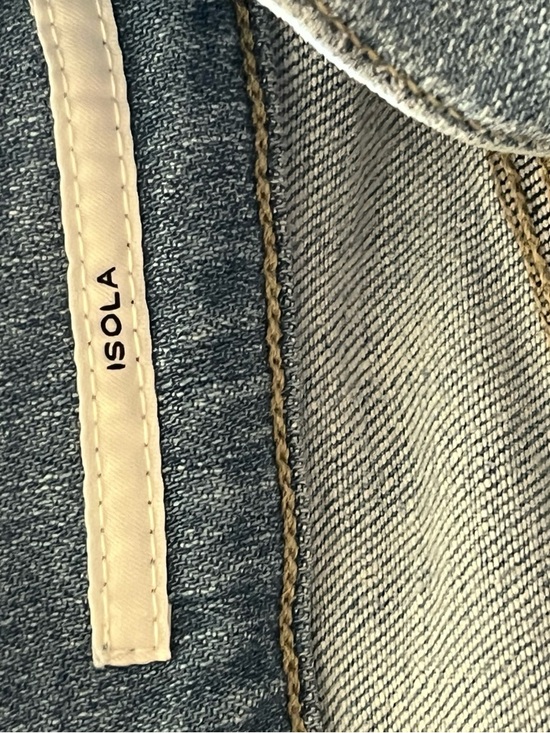 COH Isola Mid Rise Cropped Bootcut Mid Blue Wash Jeans 26 - Picture 7 of 9